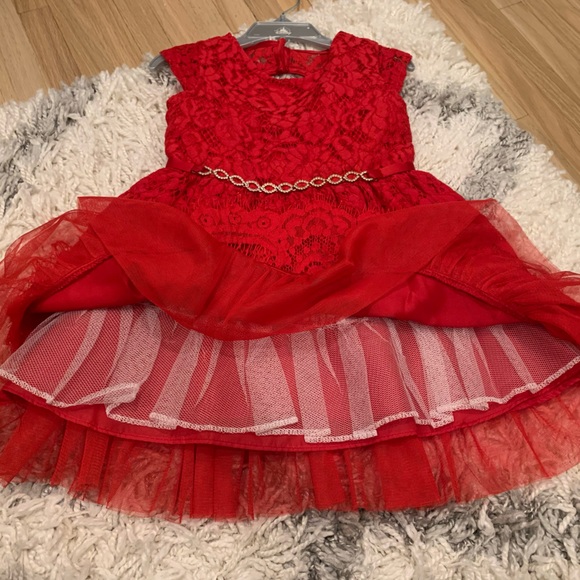 Toddler girl 3t lace short sleeve dress. Used in great condition. - Picture 3 of 4